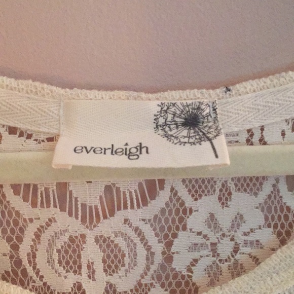 Anthropologie Flowy Shirt with Lace - Picture 2 of 3